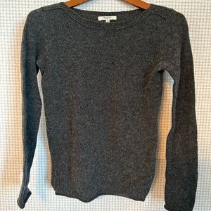 Madewell Women’s XS Merino Wool Crew Neck Sweater in Grey